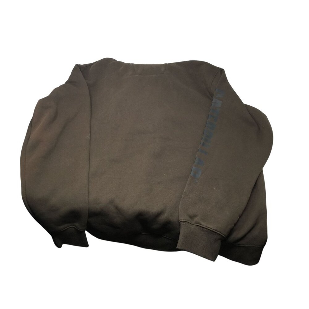 Men's CAT Trademark Banner Hooded Sweatshirt - Coffee Bean - Size 2XL - Picture 3 of 15